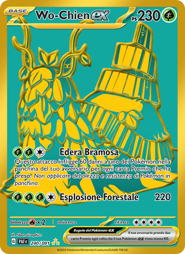 Wo-Chien-ex 240/245 — Destino di Paldea (Italian Pokémon TCG card)