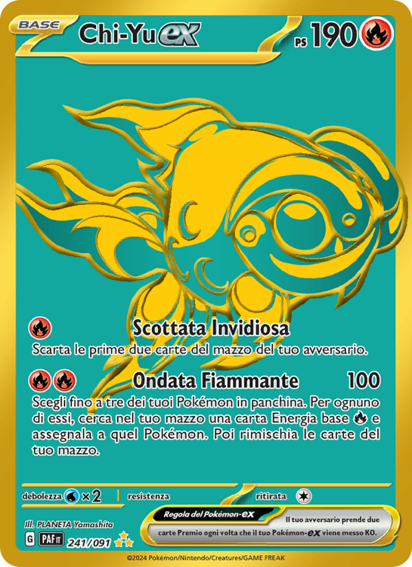 Chi-Yu-ex 241/245 — Destino di Paldea (Italian Pokémon TCG card)