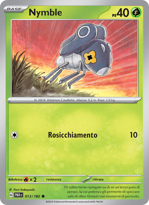 Nymble 013/266 — Paradosso Temporale (Italian Pokémon TCG card)