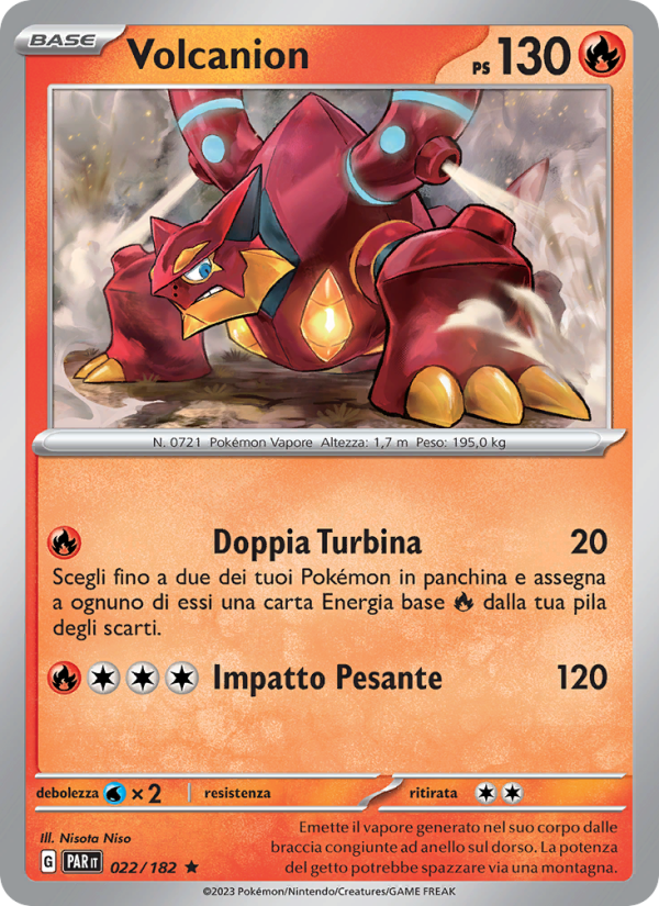 Volcanion 022/266 — Paradosso Temporale (Italian Pokémon TCG card)