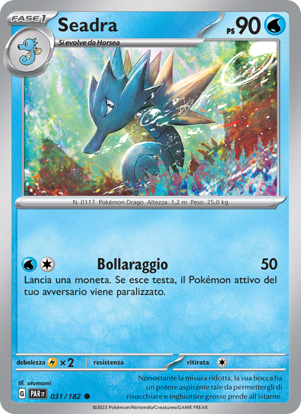 Seadra 031/266 — Paradosso Temporale (Italian Pokémon TCG card)