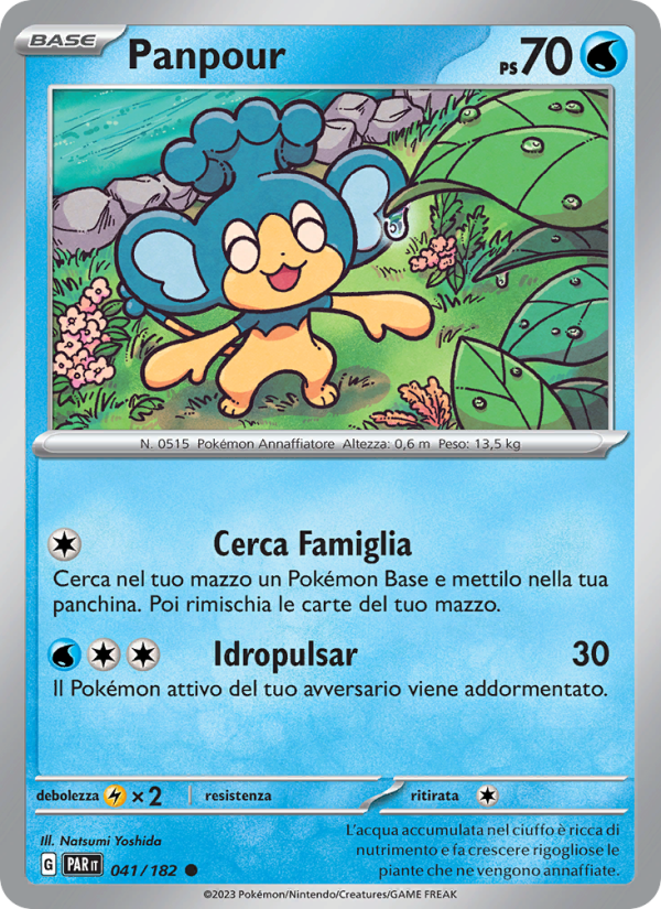 Panpour 041/266 — Paradosso Temporale (Italian Pokémon TCG card)