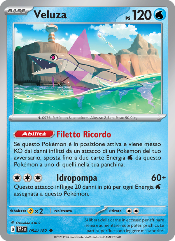 Veluza 054/266 — Paradosso Temporale (Italian Pokémon TCG card)