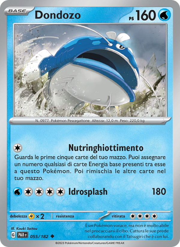 Dondozo 055/266 — Paradosso Temporale (Italian Pokémon TCG card)