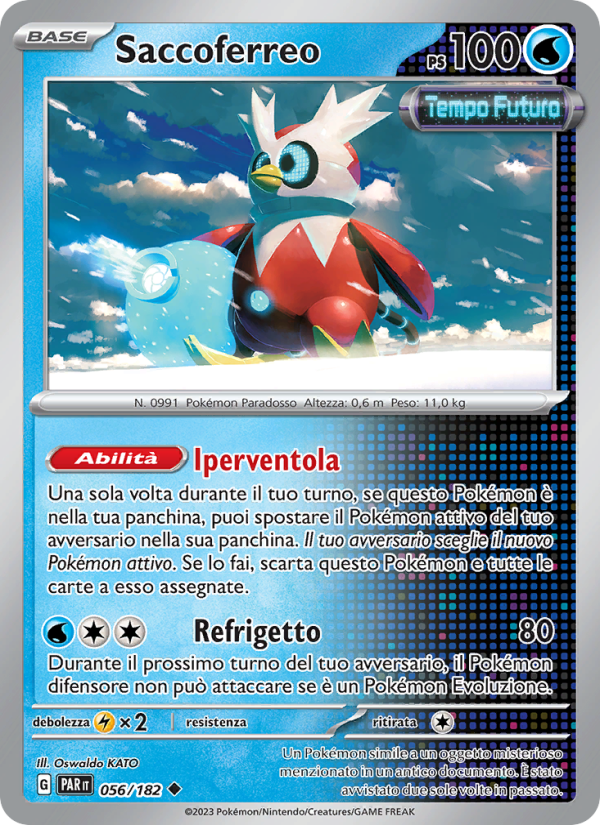 Saccoferreo 056/266 — Paradosso Temporale (Italian Pokémon TCG card)