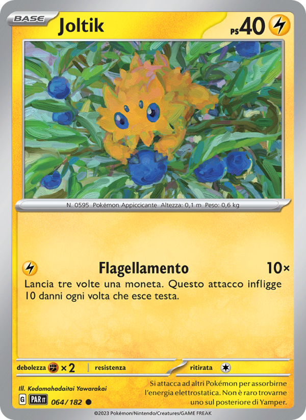 Joltik 064/266 — Paradosso Temporale (Italian Pokémon TCG card)