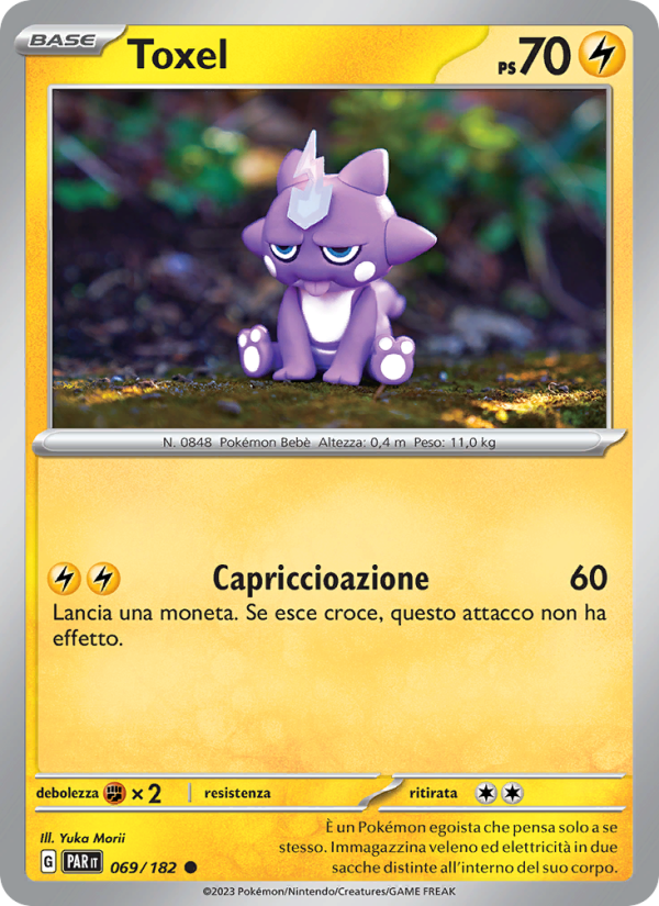 Toxel 069/266 — Paradosso Temporale (Italian Pokémon TCG card)