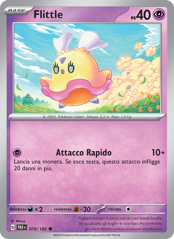Flittle 079/266 — Paradosso Temporale (Italian Pokémon TCG card)