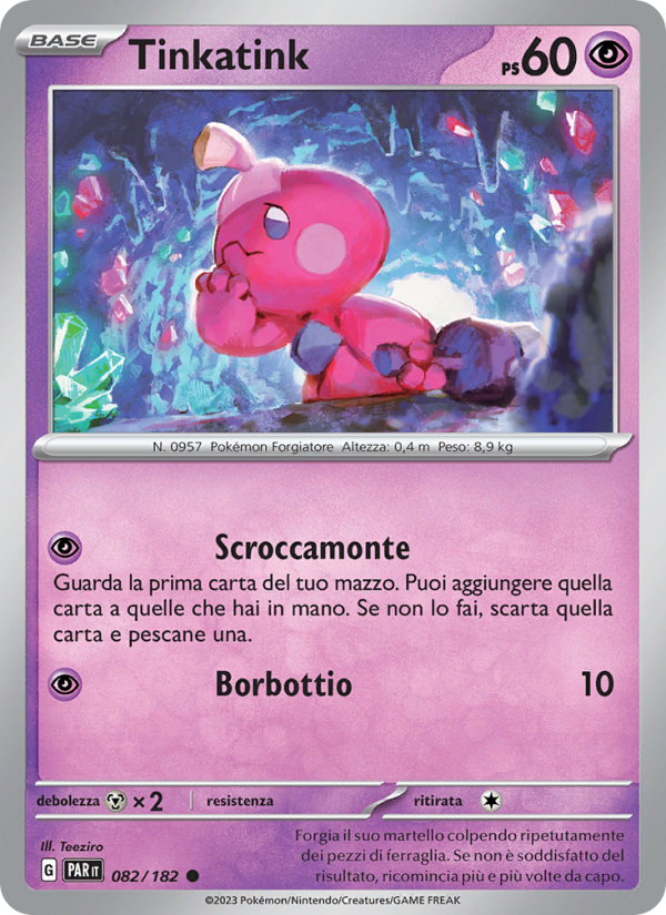 Tinkatink 082/266 — Paradosso Temporale (Italian Pokémon TCG card)