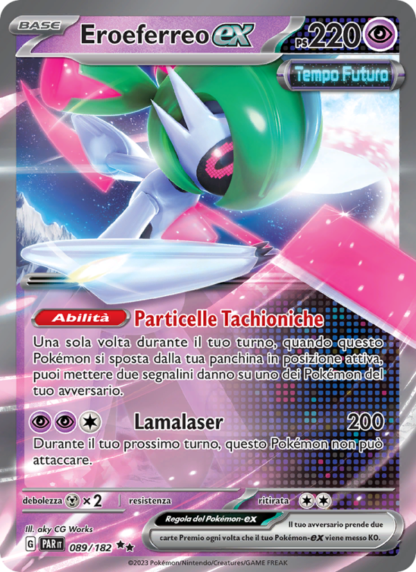 Eroeferreo-ex 089/266 — Paradosso Temporale (Italian Pokémon TCG card)