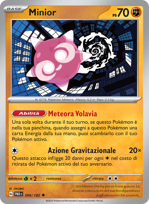 Minior 099/266 — Paradosso Temporale (Italian Pokémon TCG card)