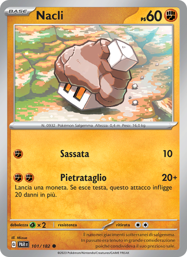 Nacli 101/266 — Paradosso Temporale (Italian Pokémon TCG card)
