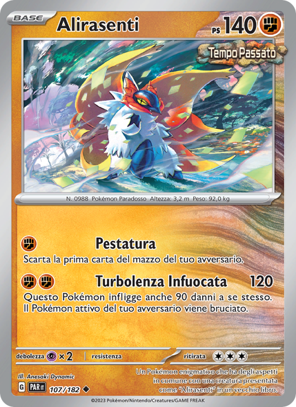 Alirasenti 107/266 — Paradosso Temporale (Italian Pokémon TCG card)