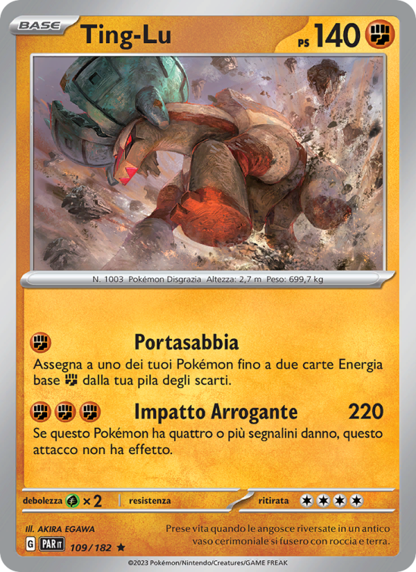 Ting-Lu 109/266 — Paradosso Temporale (Italian Pokémon TCG card)