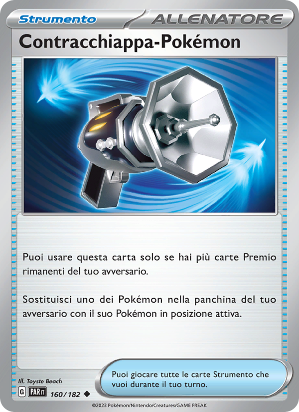 Contracchiappa-Pokémon 160/266 — Paradosso Temporale (Italian Pokémon TCG card)