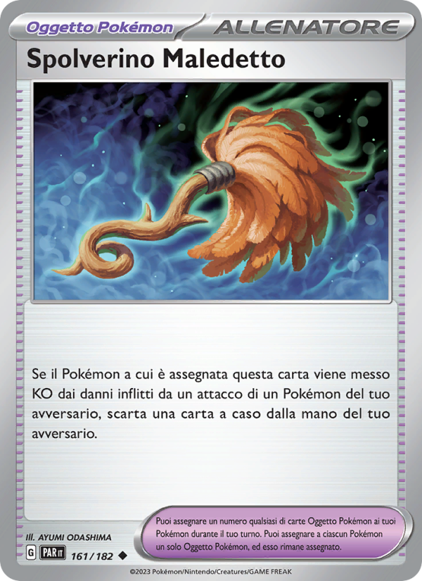 Spolverino Maledetto 161/266 — Paradosso Temporale (Italian Pokémon TCG card)