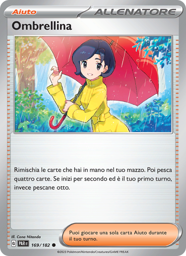 Ombrellina 169/266 — Paradosso Temporale (Italian Pokémon TCG card)