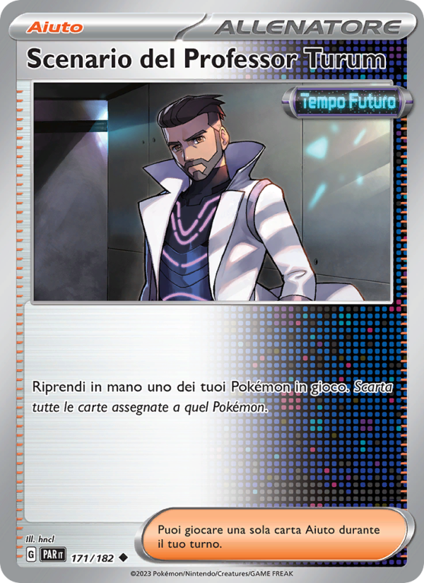 Scenario del Professor Turum 171/266 — Paradosso Temporale (Italian Pokémon TCG card)