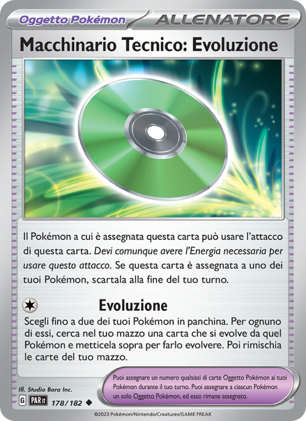 Macchinario Tecnico: Evoluzione 178/266 — Paradosso Temporale (Italian Pokémon TCG card)