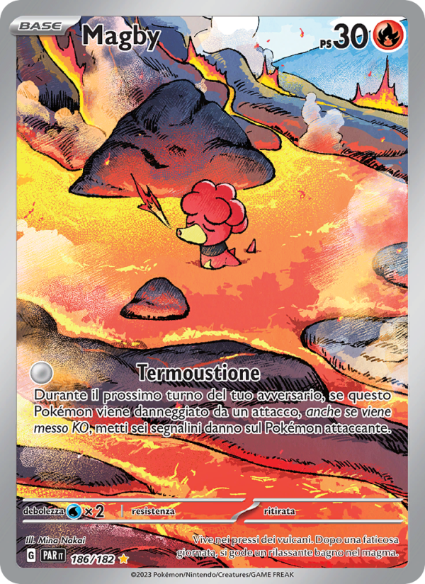 Magby 186/266 — Paradosso Temporale (Italian Pokémon TCG card)