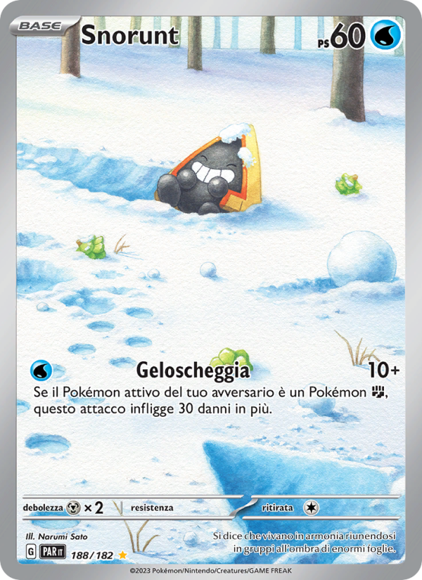 Snorunt 188/266 — Paradosso Temporale (Italian Pokémon TCG card)