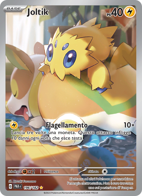 Joltik 196/266 — Paradox Rift (Italian Pokémon TCG card)