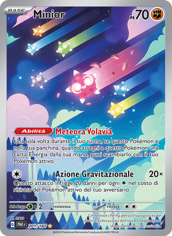 Minior 201/266 — Paradosso Temporale (Italian Pokémon TCG card)