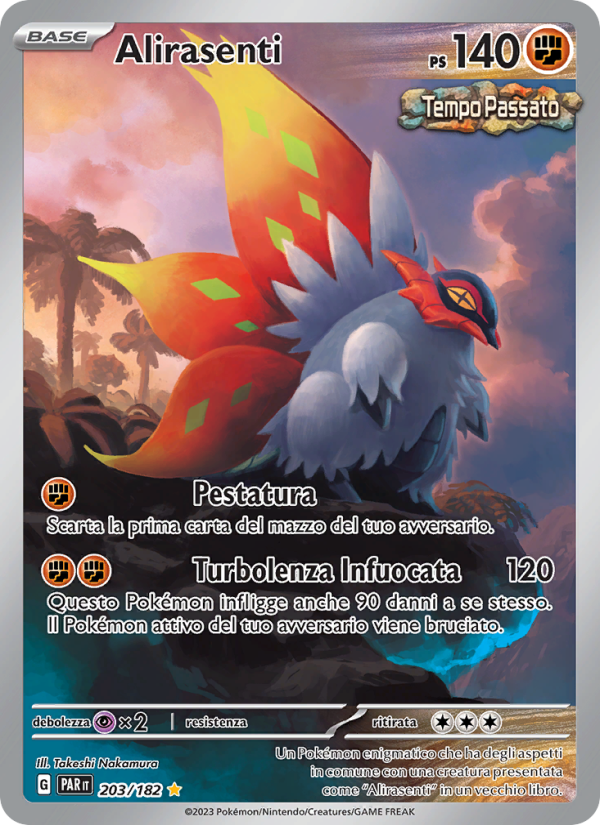Alirasenti 203/266 — Paradosso Temporale (Italian Pokémon TCG card)