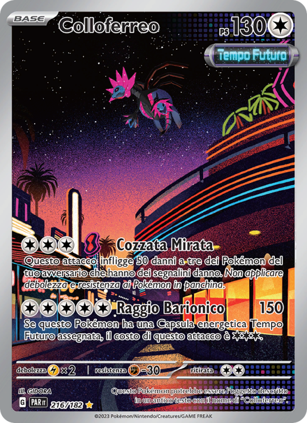 Colloferreo 216/266 — Paradosso Temporale (Italian Pokémon TCG card)