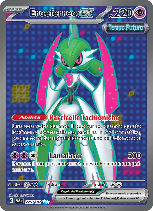 Eroeferreo-ex 225/266 — Paradosso Temporale (Italian Pokémon TCG card)