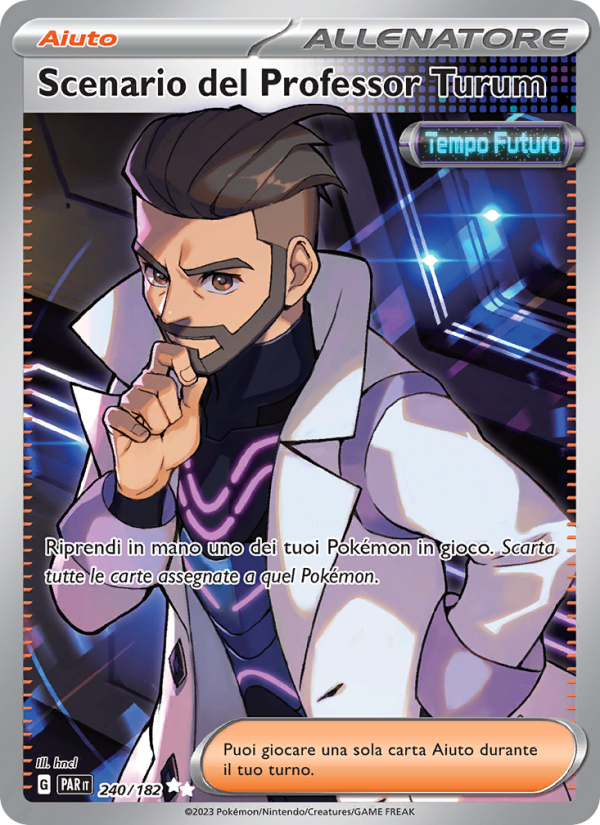 Scenario del Professor Turum 240/266 — Paradosso Temporale (Italian Pokémon TCG card)