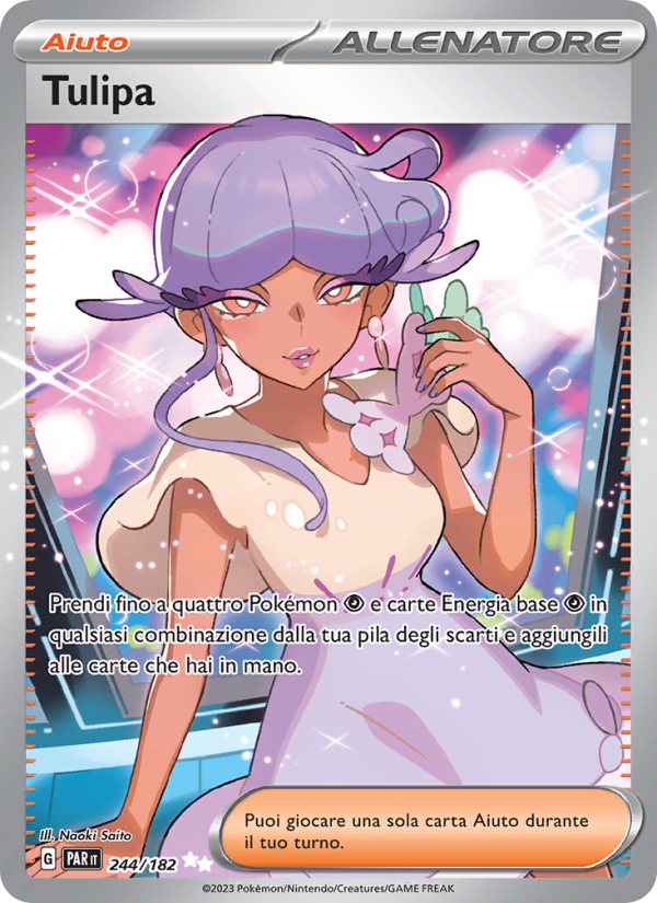 Tulipa 244/266 — Paradosso Temporale (Italian Pokémon TCG card)