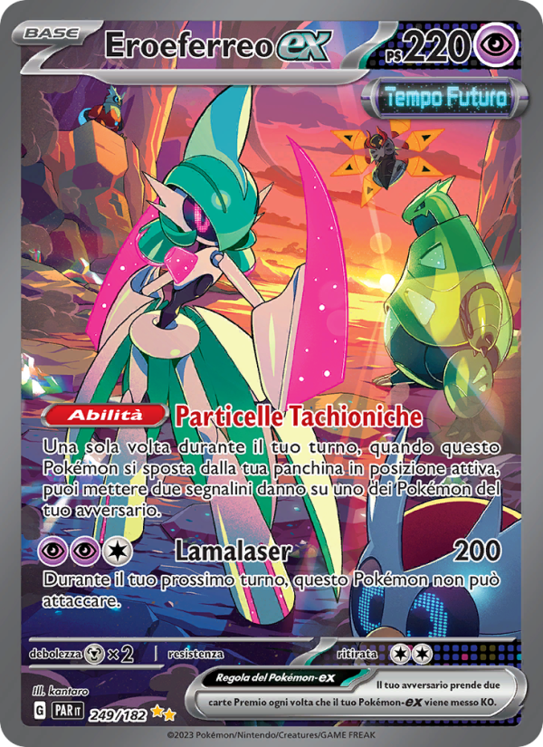 Eroeferreo-ex 249/266 — Paradosso Temporale (Italian Pokémon TCG card)