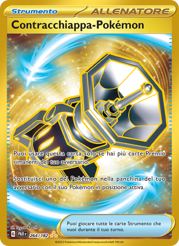 Contracchiappa-Pokémon 264/266 — Paradosso Temporale (Italian Pokémon TCG card)