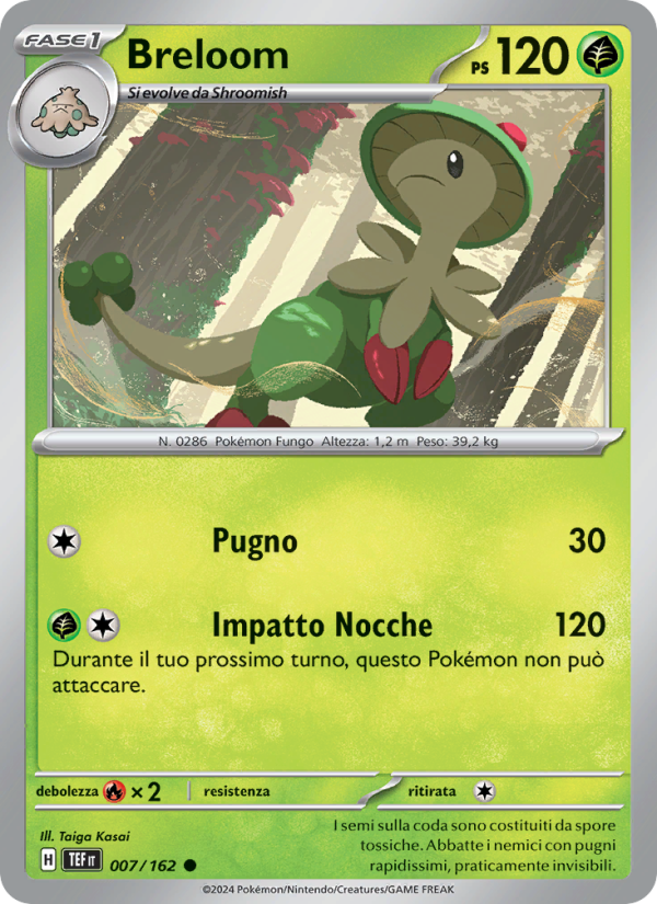Breloom 007/218 — Cronoforze (Italian Pokémon TCG card)