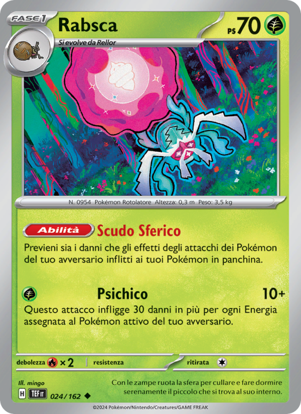 Rabsca 024/218 — Cronoforze (Italian Pokémon TCG card)