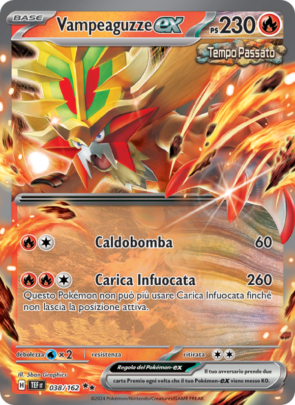 Vampeaguzze-ex 038/218 — Cronoforze (Italian Pokémon TCG card)
