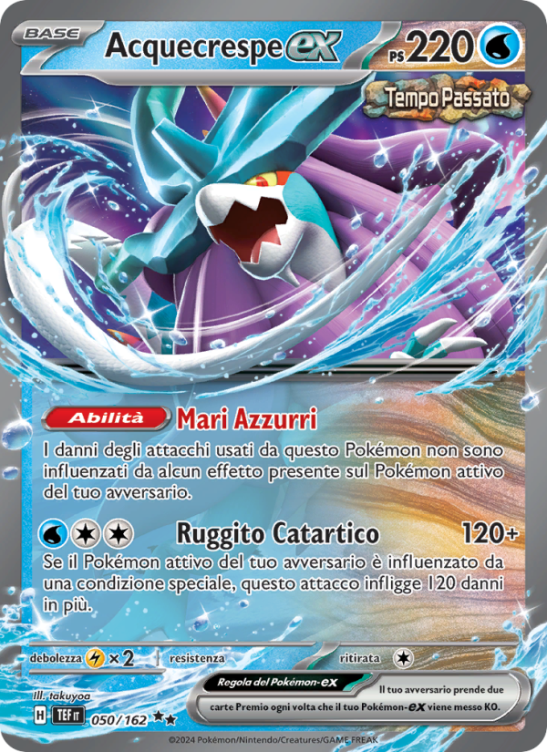 Acquecrespe-ex 050/218 — Cronoforze (Italian Pokémon TCG card)