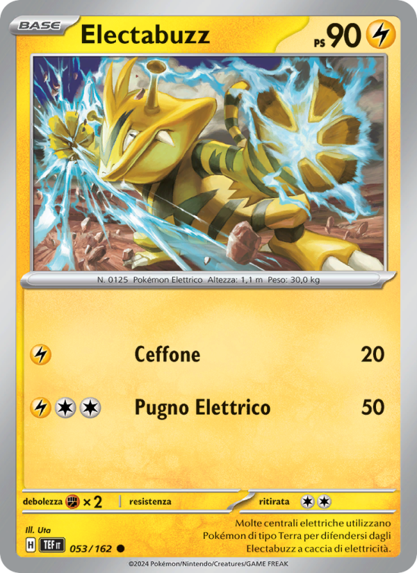 Electabuzz 053/218 — Cronoforze (Italian Pokémon TCG card)
