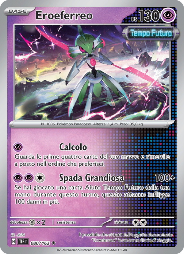 Eroeferreo 080/218 — Cronoforze (Italian Pokémon TCG card)