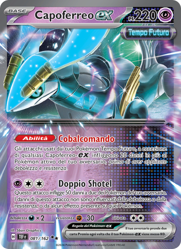 Capoferreo-ex 081/218 — Cronoforze (Italian Pokémon TCG card)
