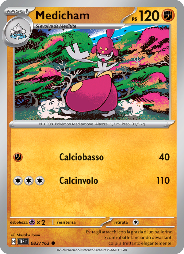Medicham 083/218 — Cronoforze (Italian Pokémon TCG card)