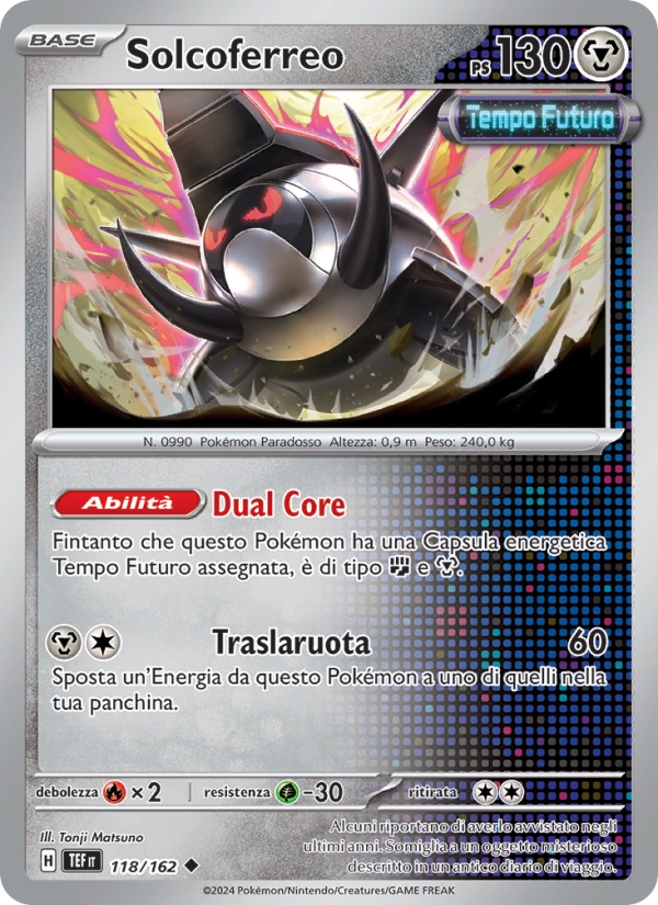 Solcoferreo 118/218 — Cronoforze (Italian Pokémon TCG card)