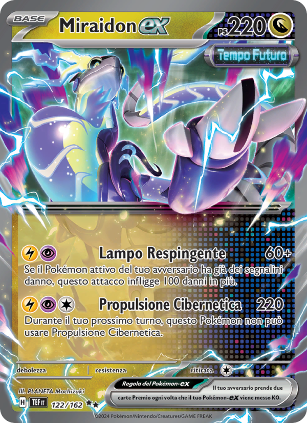 Miraidon-ex 122/218 — Cronoforze (Italian Pokémon TCG card)