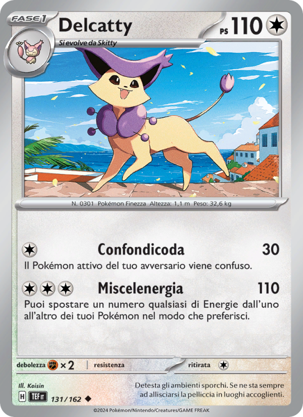 Delcatty 131/218 — Cronoforze (Italian Pokémon TCG card)