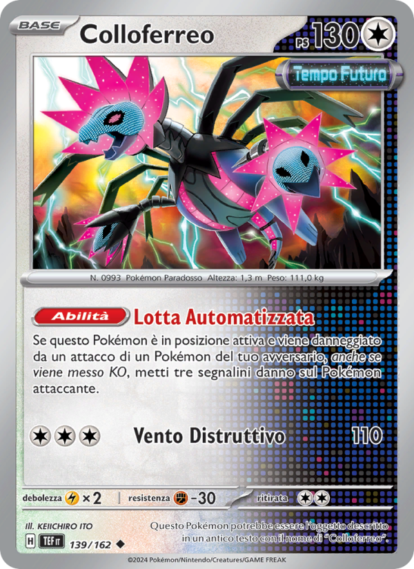 Colloferreo 139/218 — Cronoforze (Italian Pokémon TCG card)