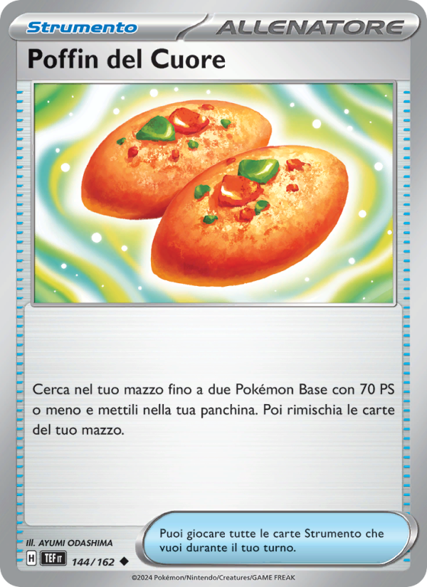 Poffin del Cuore 144/218 — Temporal Forces (Italian Pokémon TCG card)