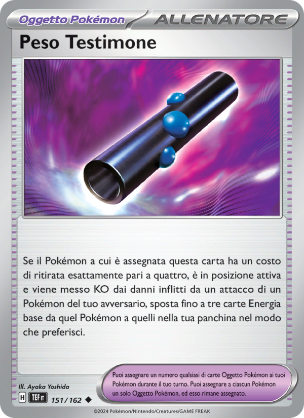 Peso Testimone 151/218 — Cronoforze (Italian Pokémon TCG card)
