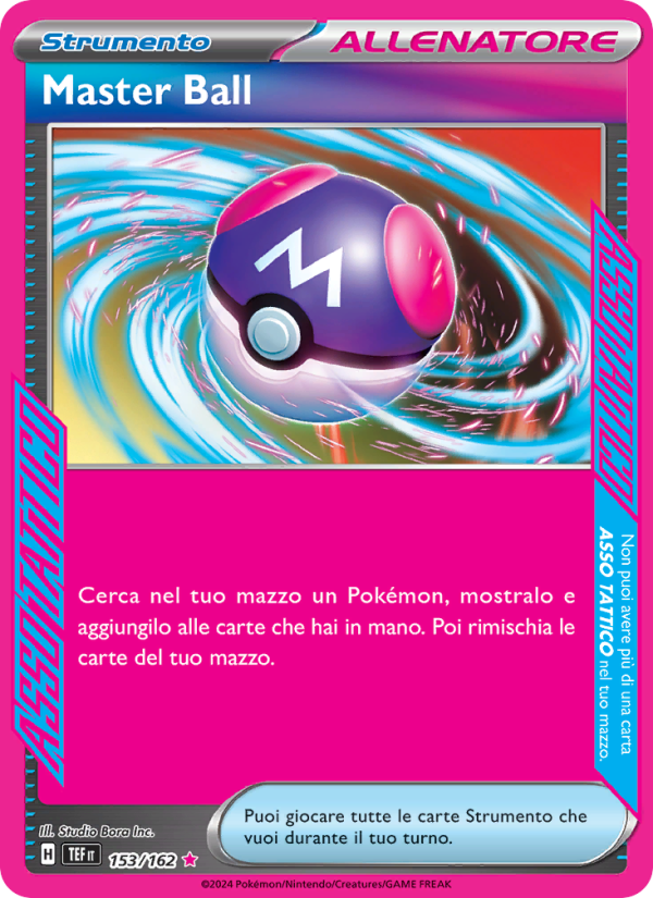 Master Ball 153/218 — Cronoforze (Italian Pokémon TCG card)