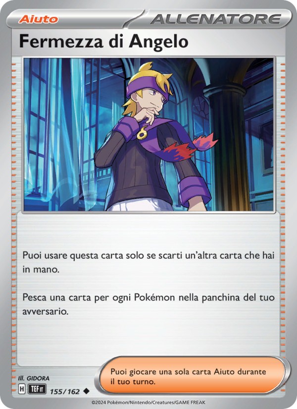 Fermezza di Angelo 155/218 — Cronoforze (Italian Pokémon TCG card)